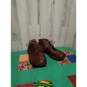 Rogue Mens Brown Leather Chukka Lace Up Distressed Boots Sz 44 /US 10